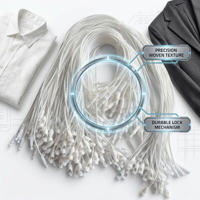 UV Fluorescent Glow Plastic Tag Fastener Neon Loop Pins untuk Festival Klub Malam dan High Visibility Fashion Branding